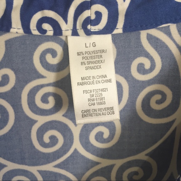 Blue Swirl Dress - Picture 3 of 4